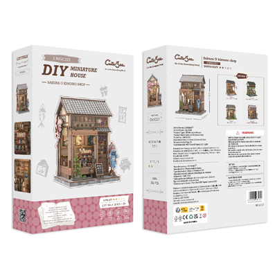 [SUP-CUTEBEE-MINIATURE-HOUSE-SAKURA-O-KIMONO-SHOP] CuteBee - Miniature House - Sakura O Kimono Shop