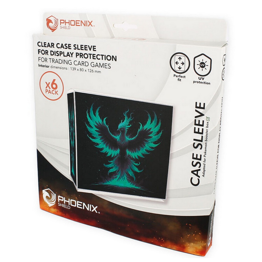 [PHOE69050] Clear Case - Pokémon Booster Box (6 Pieces) (sleeved)