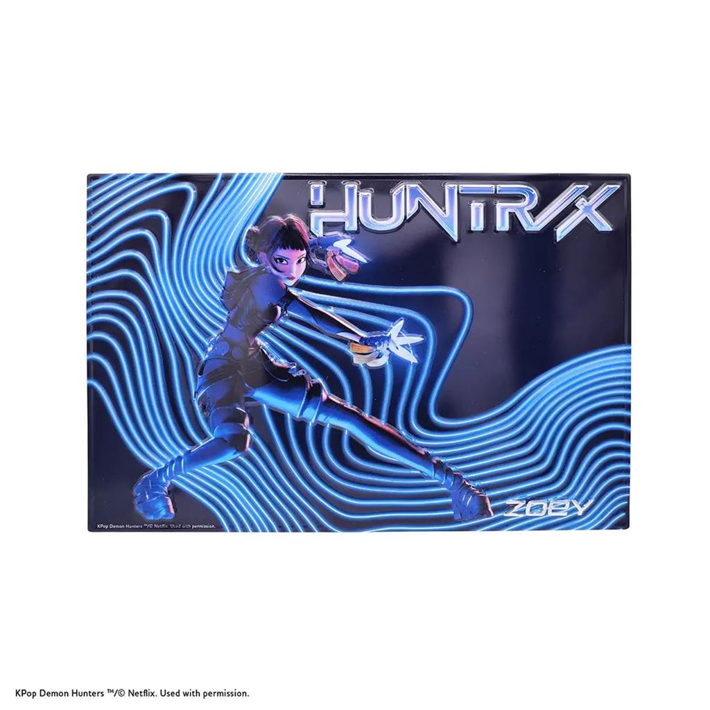 KPop Demon Hunters - Embossed Aluminium Poster (20x30cm) - Zoey