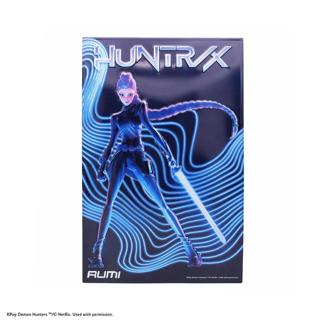 KPop Demon Hunters - Embossed Aluminium Poster (20x30cm) - Rumi