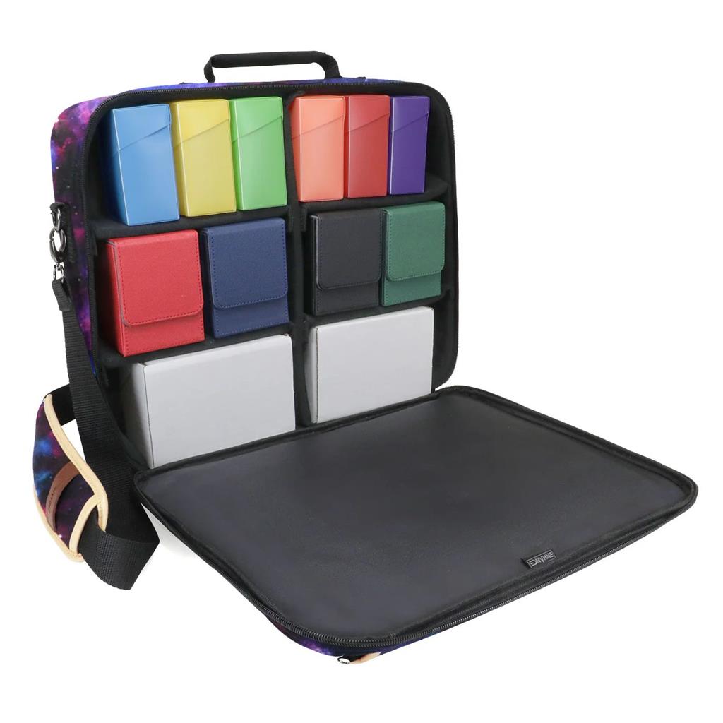 [BF-130231] ENHANCE Designer Edition Trading Card Game Shoulder Bag for Deck Boxes (Galaxy)