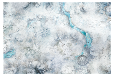 Terrain Crate - Snowfield Battle Mat (6x4ft)