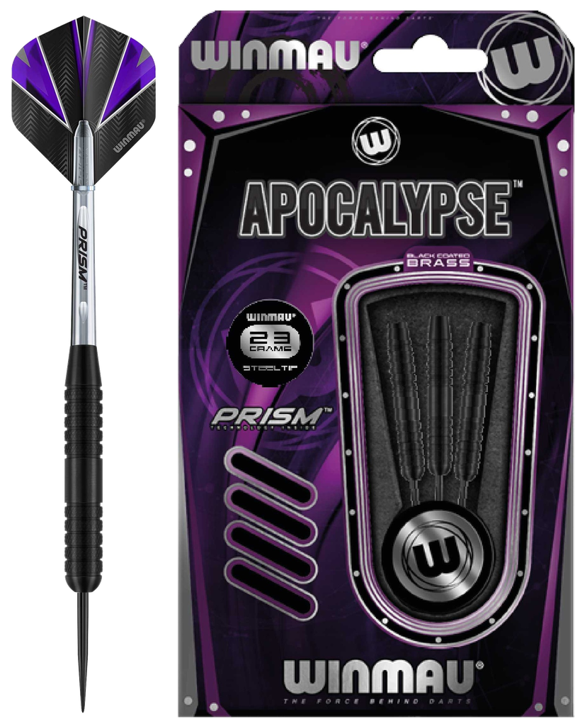 [HOT-306223] Winmau - Apocalypse Brass Steel Tip Darts (23g)