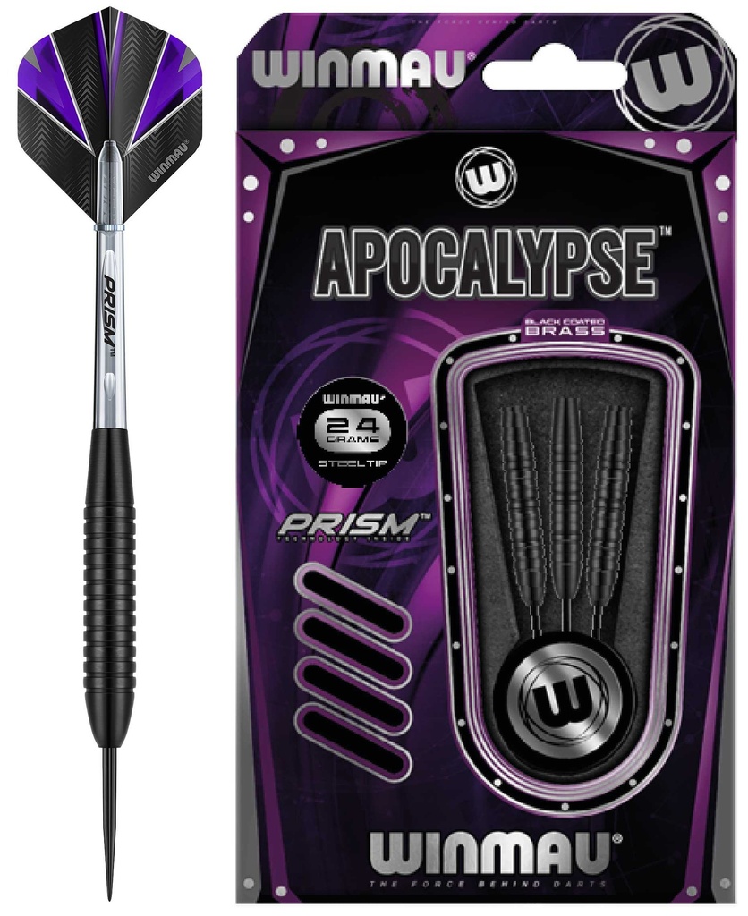 Winmau - Apocalypse Brass Steel Tip Darts (24g)
