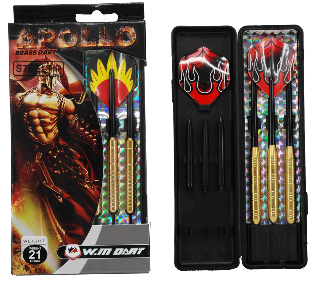 [HOT-305221] Brass Steel Tip Darts (21g, Set of 3)