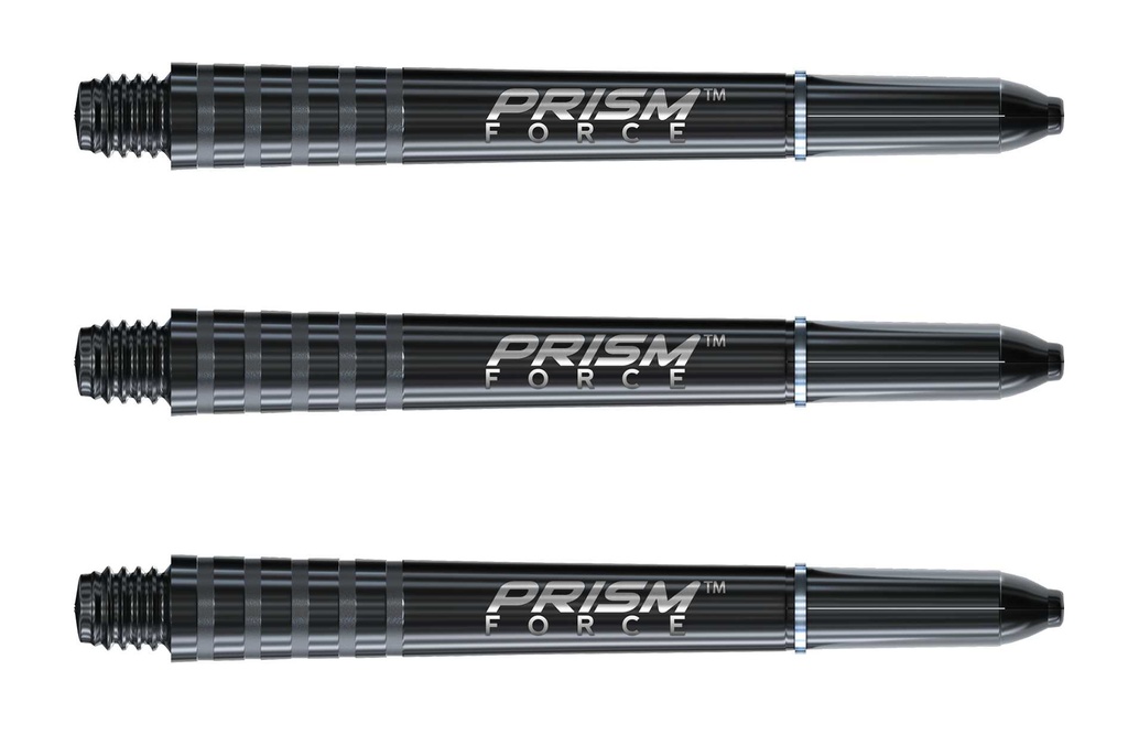 [HOT-300810] Darts-Shaft Prism Force Zwart Kort ring
