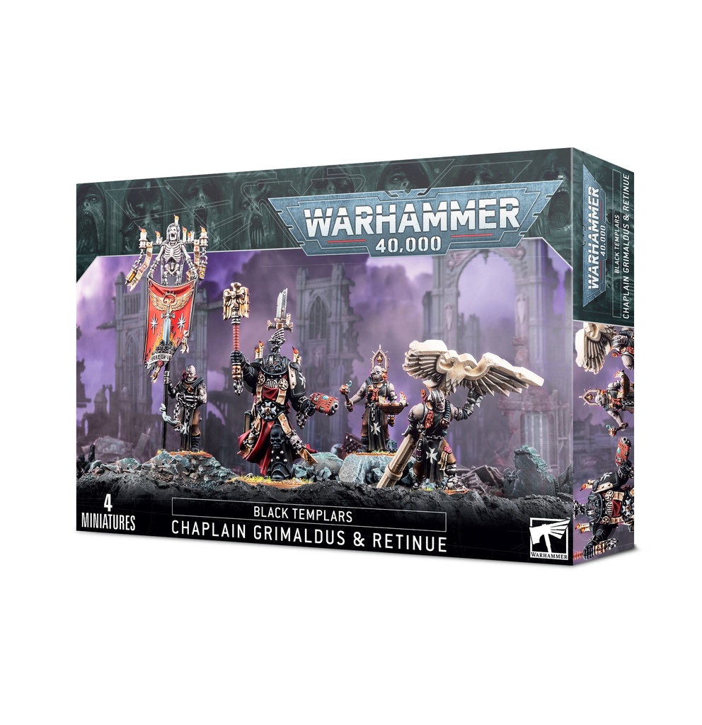 [99120101364] Warhammer 40,000: Black Templars - Grimaldus & Retinue