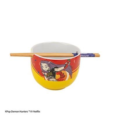 Kpop Demon Hunters - Ramen Bowl with Chopsticks - Mira Spice Queen