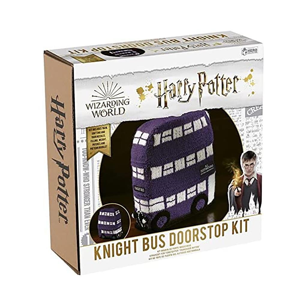 [SUP-HARRY-POTTER-KNIGHT-BUS-DOORSTOP-KNITTING-SET] Harry Potter - Knight Bus Doorstop Knitting Set