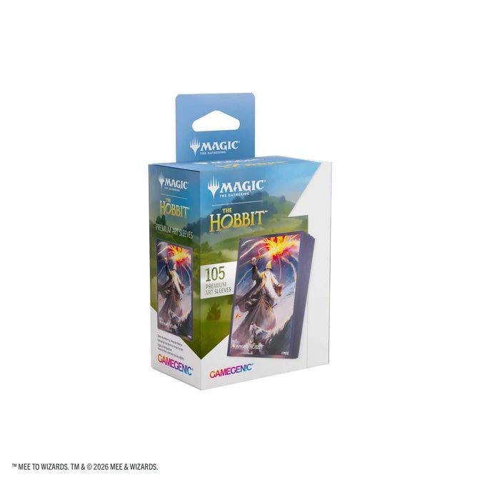 [GGS15186ML] Magic: The Gathering | The Hobbit Premium Art Sleeves - Gandalf, Shadow's Foe