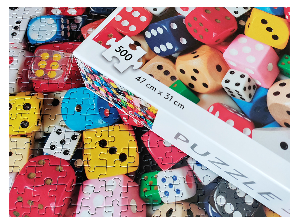 Dice Pattern - 500 stukjes