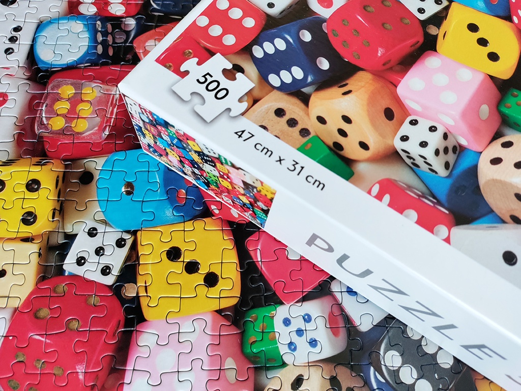 Dice Pattern - 500 stukjes