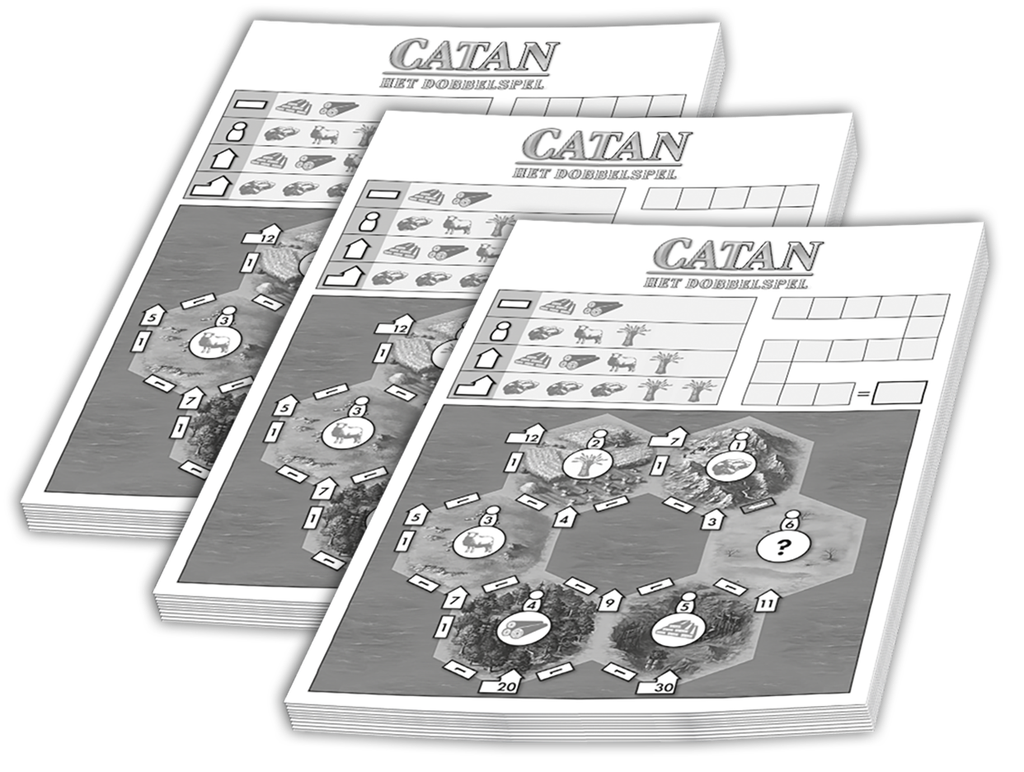 Catan: Het Dobbelspel - Extra Scoreblokken