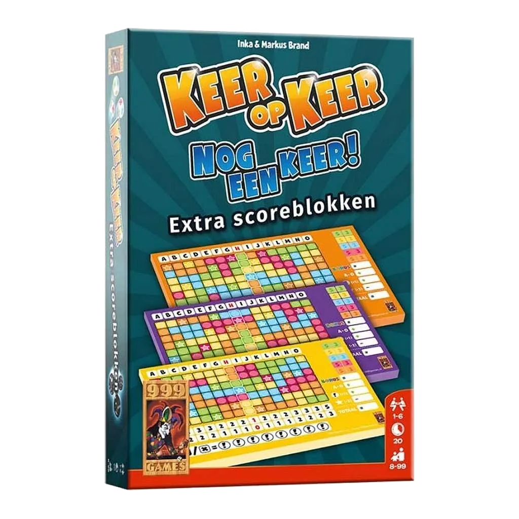 [999-KEE02] Keer op Keer - Extra Scoreblokken Level 2, 3 en 4