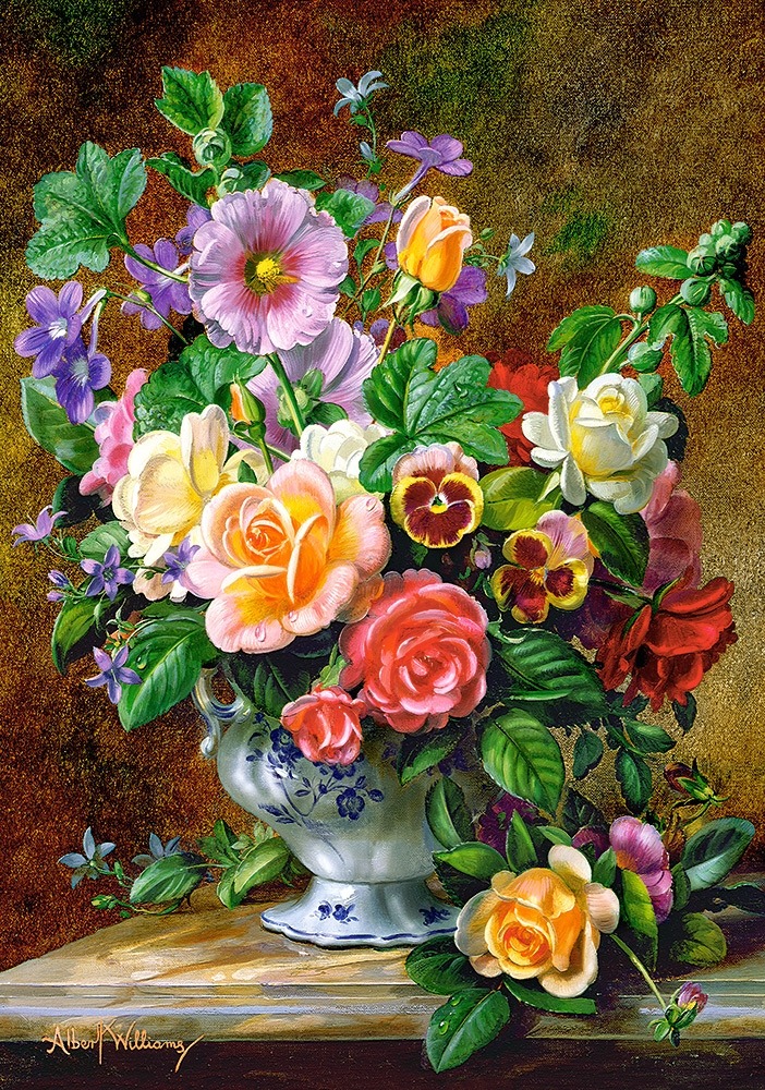 Flowers in a Vase - Puzzel 500 stukjes