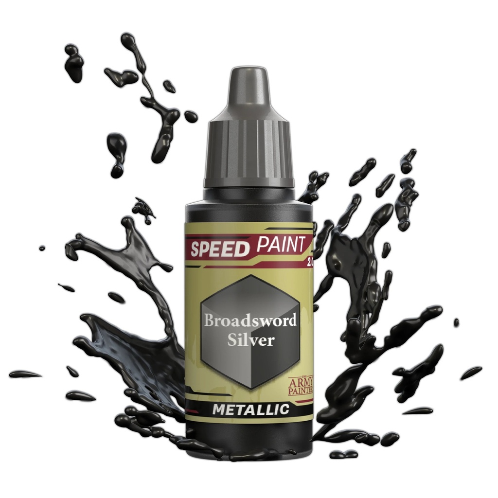 [BF-112556] The Army Painter - Speedpaint 2.0 - Metallics (Broadsword Silver)