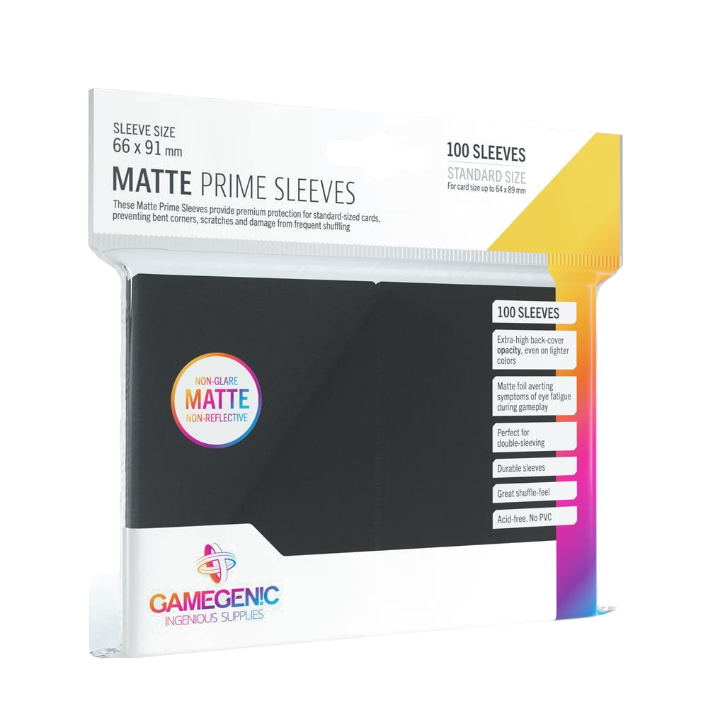 Gamegenic - Matte Prime Sleeves (100 Sleeves)