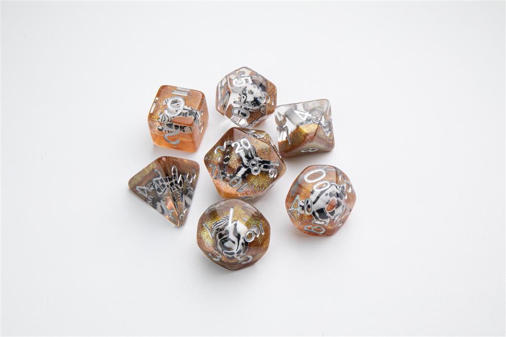 [BF-89562] Gamegenic Embraced RPG Dice Set (7-delig) (Death Valley)