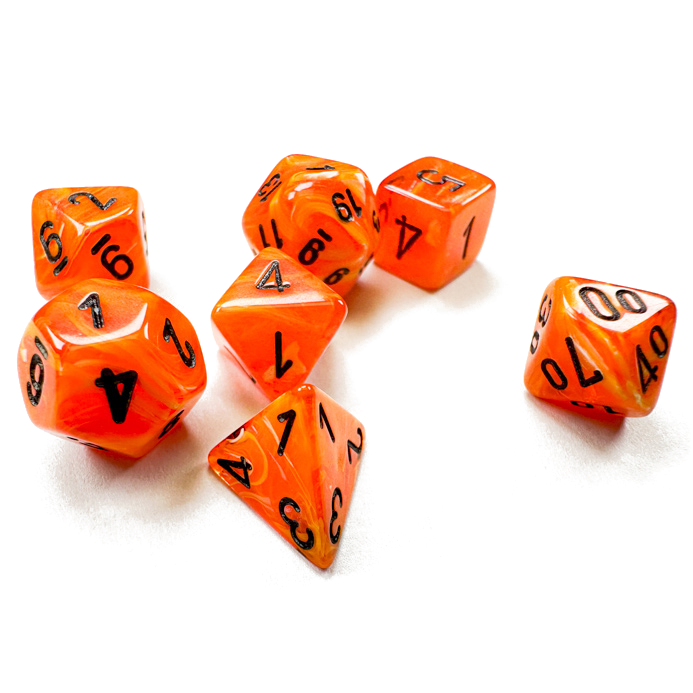 Chessex - Mini Polyhedral Dice Set (7 Dice)