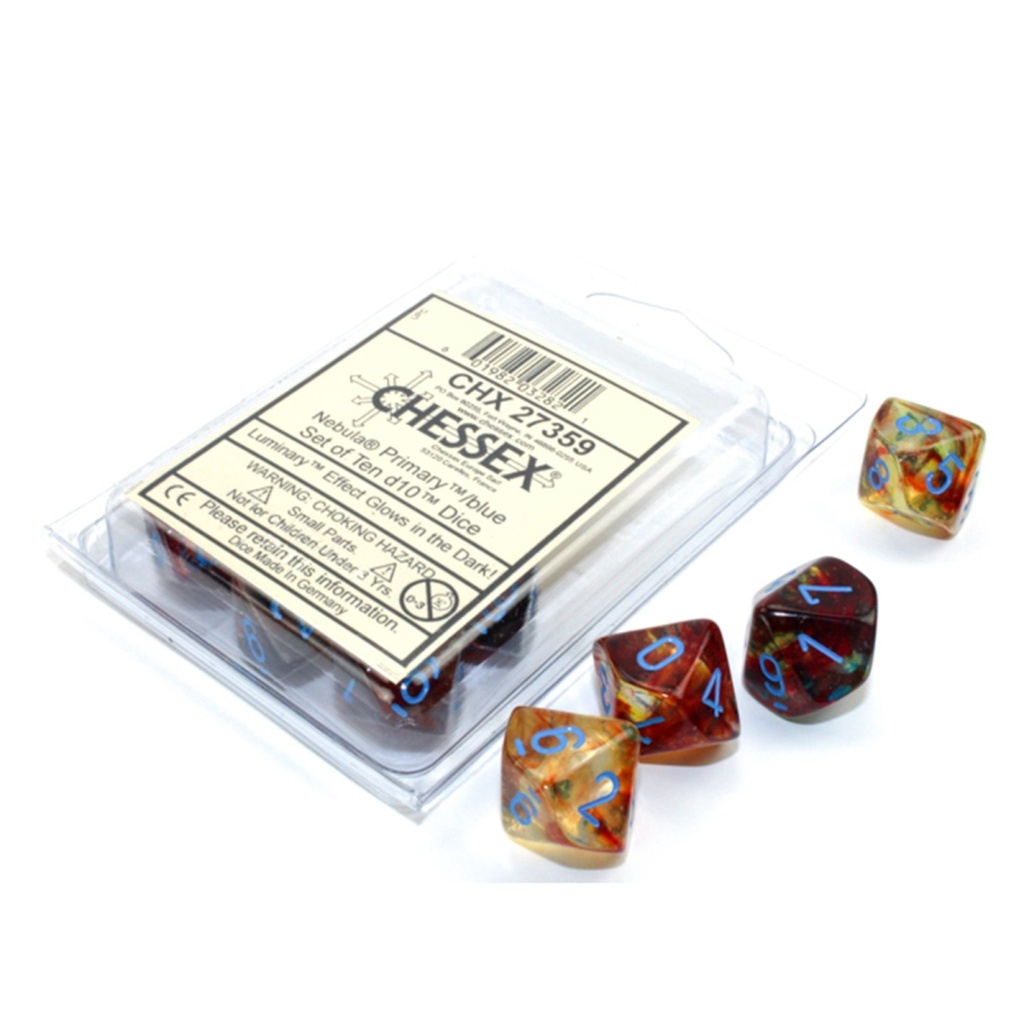 Chessex D10 Dice Set (10 dobbelstenen)