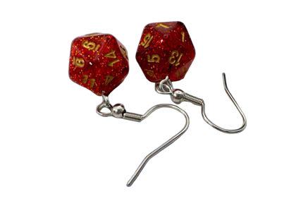 Chessex - Mini D20 Hook Earrings