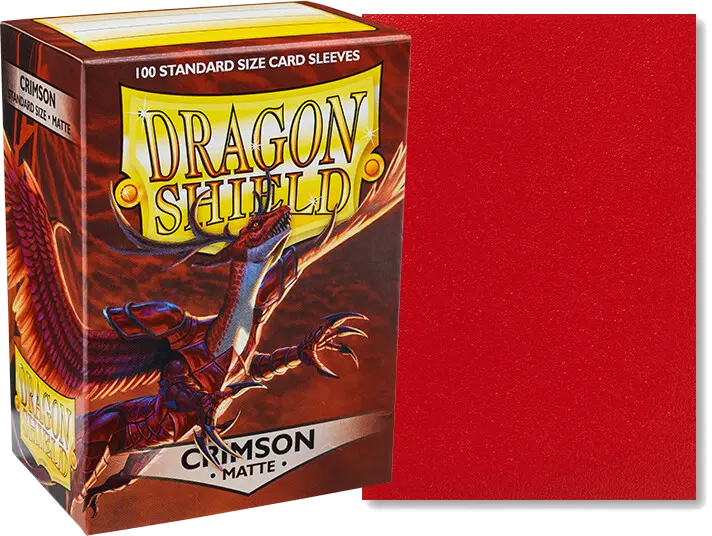 Dragon Shield - Standard Size Matte Sleeves (100 Sleeves)