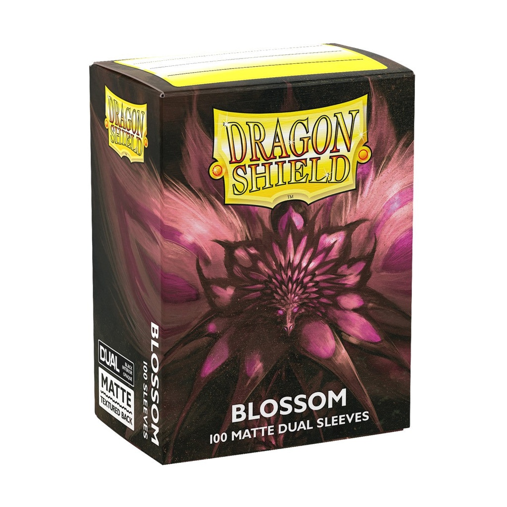 [Dragonshield blossom matte dual sleeves] Dragon Shield Standard Dual Matte Sleeves (100) (Blossom)