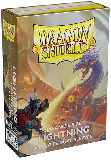 [Dragon shield japanese size lightning matte dual (60 sleeves)] Dragon Shield - Japanese Size Dual Matte Sleeves (60 Sleeves) (Lightning)