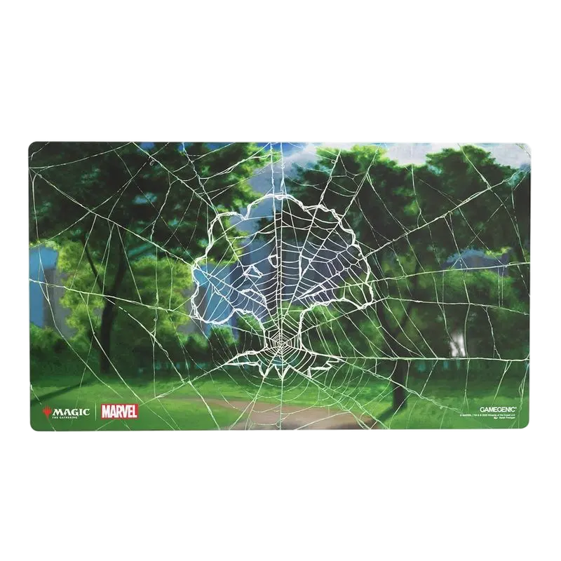 [Gamegenic - magic: the gathering | marvel's spider-man shiny playmat - spider-man forest ] Magic: The Gathering - Marvel's Spider-Man Shiny Playmat (Spider-Man Forest)