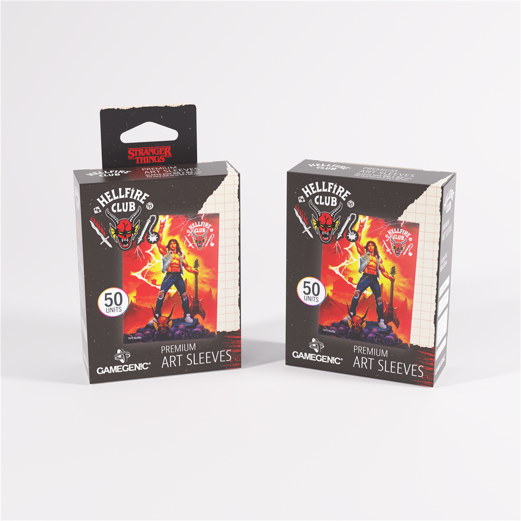 [BF-113830] Gamegenic - Stranger Things: Hellfire Club Art Sleeves (Eddie Munson)