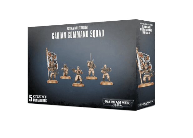 Warhammer 40,000: Astra Militarum - Cadian Command Squad