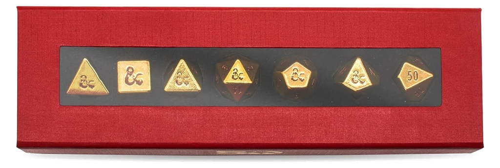 [Ultra pro dungeons & dragons heavy metal 50th anniversary rpg dice set 7-delig / 7 dice set] Ultra PRO - Dungeons & Dragons Heavy Metal RPG Dice Set (7 Dice) (50th Anniversary)