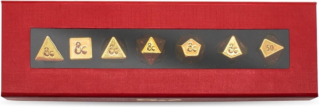 Ultra PRO D&D Heavy Metal RPG Dice Set (7-delig)