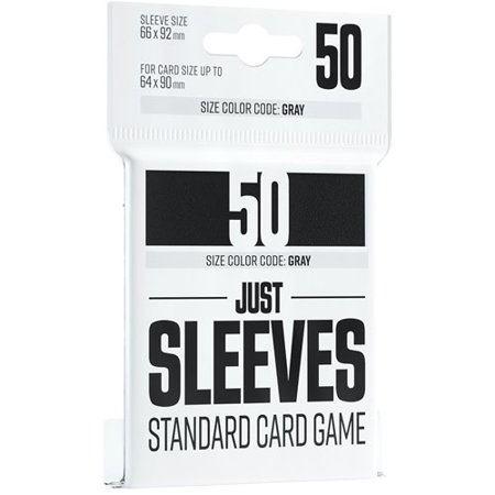 [BF-64472] Gamegenic - Just Sleeves Standard Card Game (50) (Black)