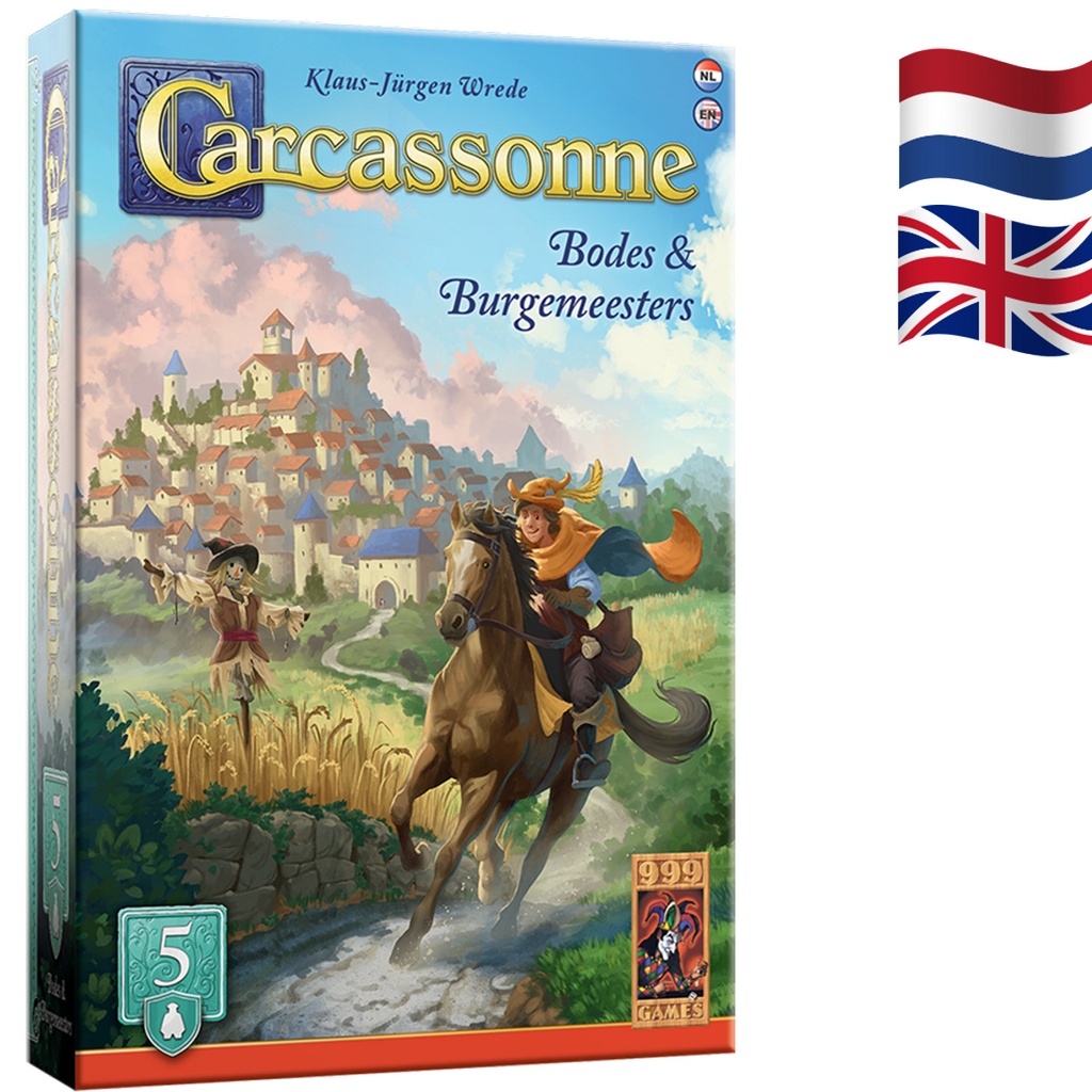 [999-CAR47] Carcassonne: Bodes & Burgemeesters Uitbreiding 5