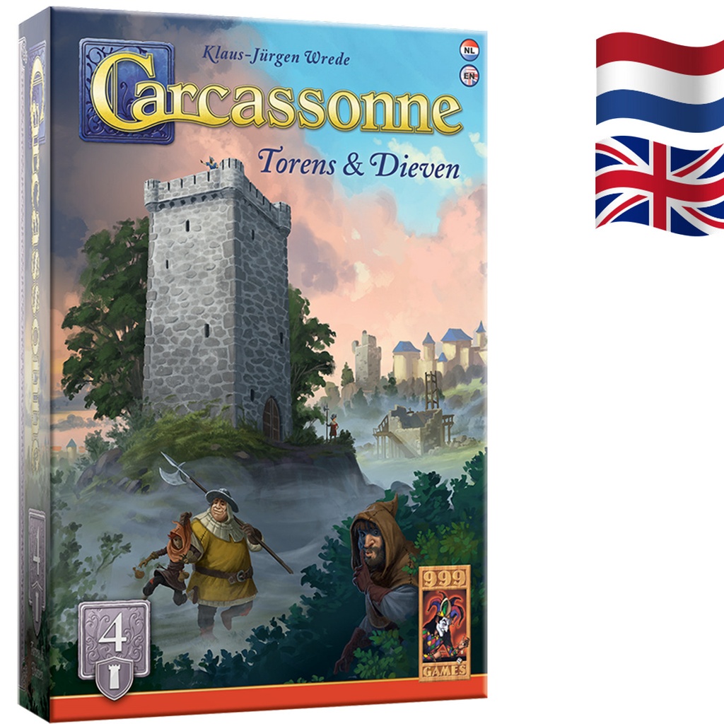 [999-CAR46] Carcassonne: Torens & Dieven Uitbreiding 4