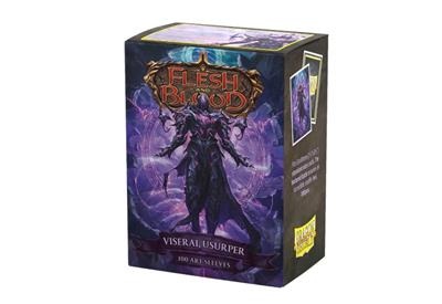 [146290] Dragon Shield - Standard Size License Sleeves - Flesh & Blood TCG - Viserai, Usurper (100 Sleeves)