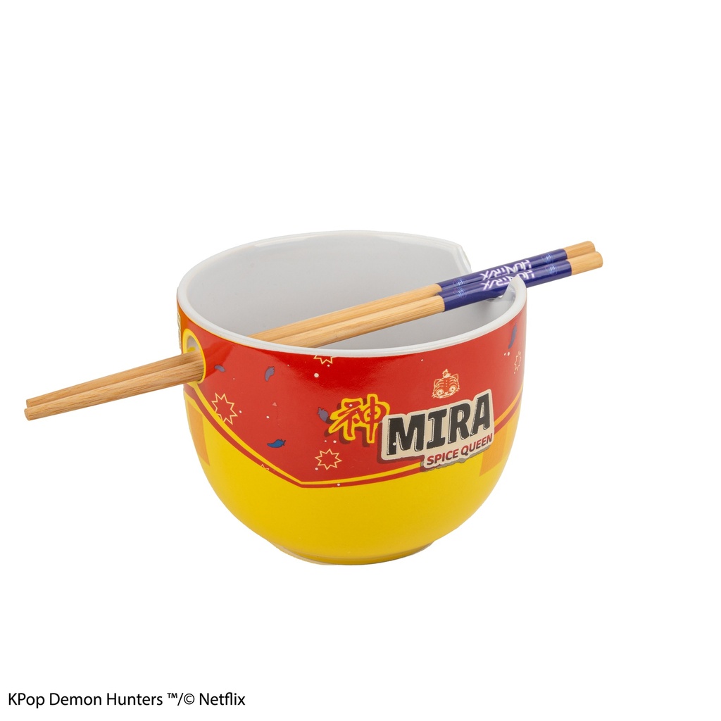 [BF-136463] KPop Demon Hunters - Ramen Bowl with Chopsticks (Mira Spice Queen)