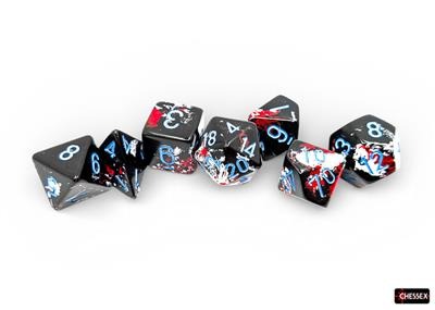[BF-138322] Brush Polyhedral Dark Side/blue 7-Die Set
