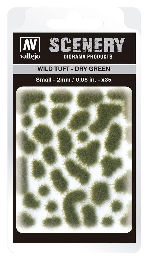 Vallejo - Scenery - Wild Tuft Dry Green (2 mm)