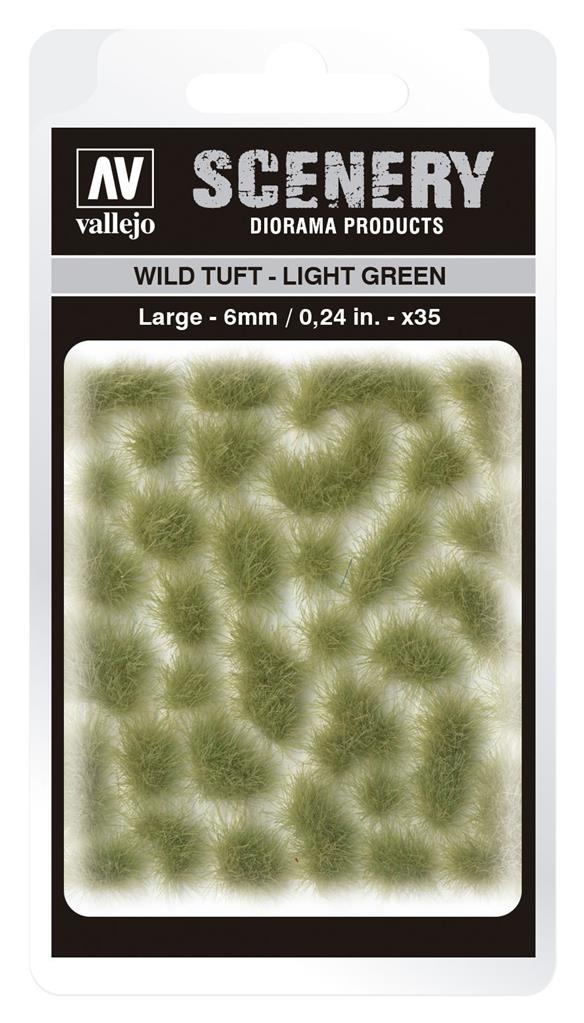 [BF-129650] Vallejo - Scenery - Wild Tuft Light Green (6 mm)
