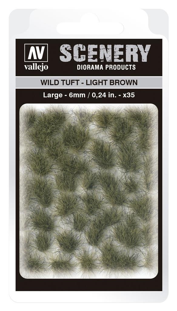 [BF-129651] Vallejo - Scenery - Wild Tuft Light Brown (6 mm)