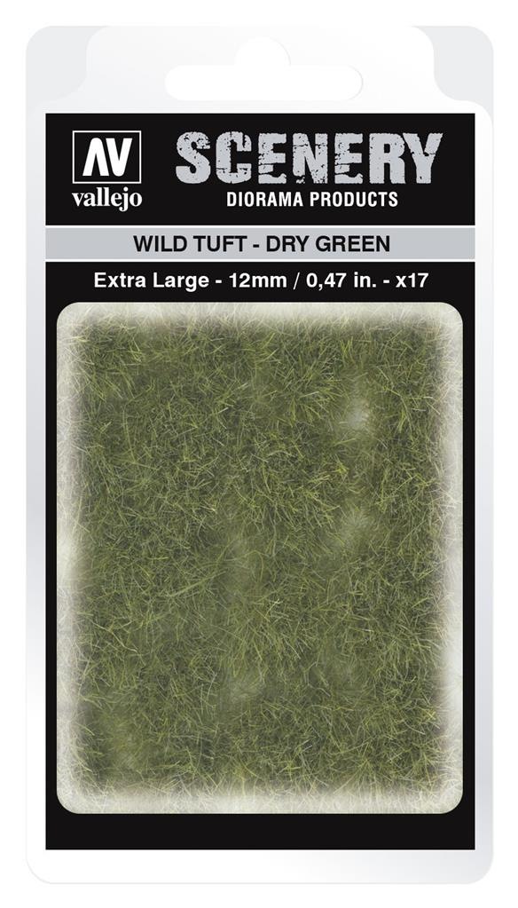 [BF-129657] Vallejo - Scenery - Wild Tuft Dry Green (12 mm)