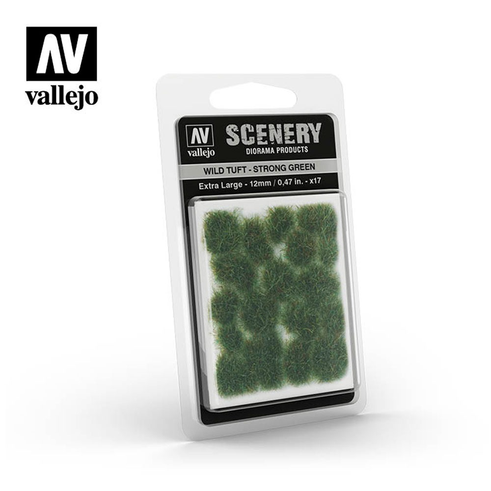 [BF-129660] Vallejo - Scenery - Wild Tuft Strong Green (12 mm)