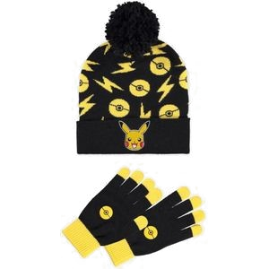 Pokémon - Pikachu Giftset - Muts & Handschoenen