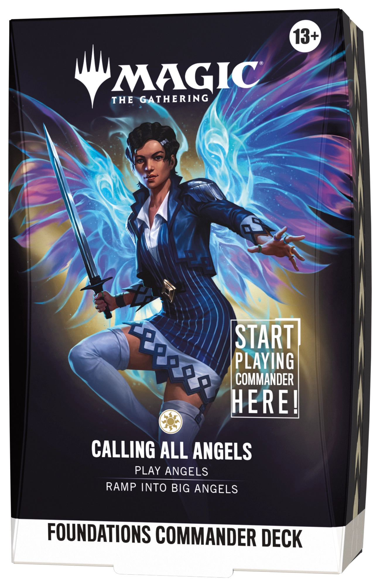 [D70490000] Magic: The Gathering - Foundations Commander Decks (EN) (Calling All Angels)