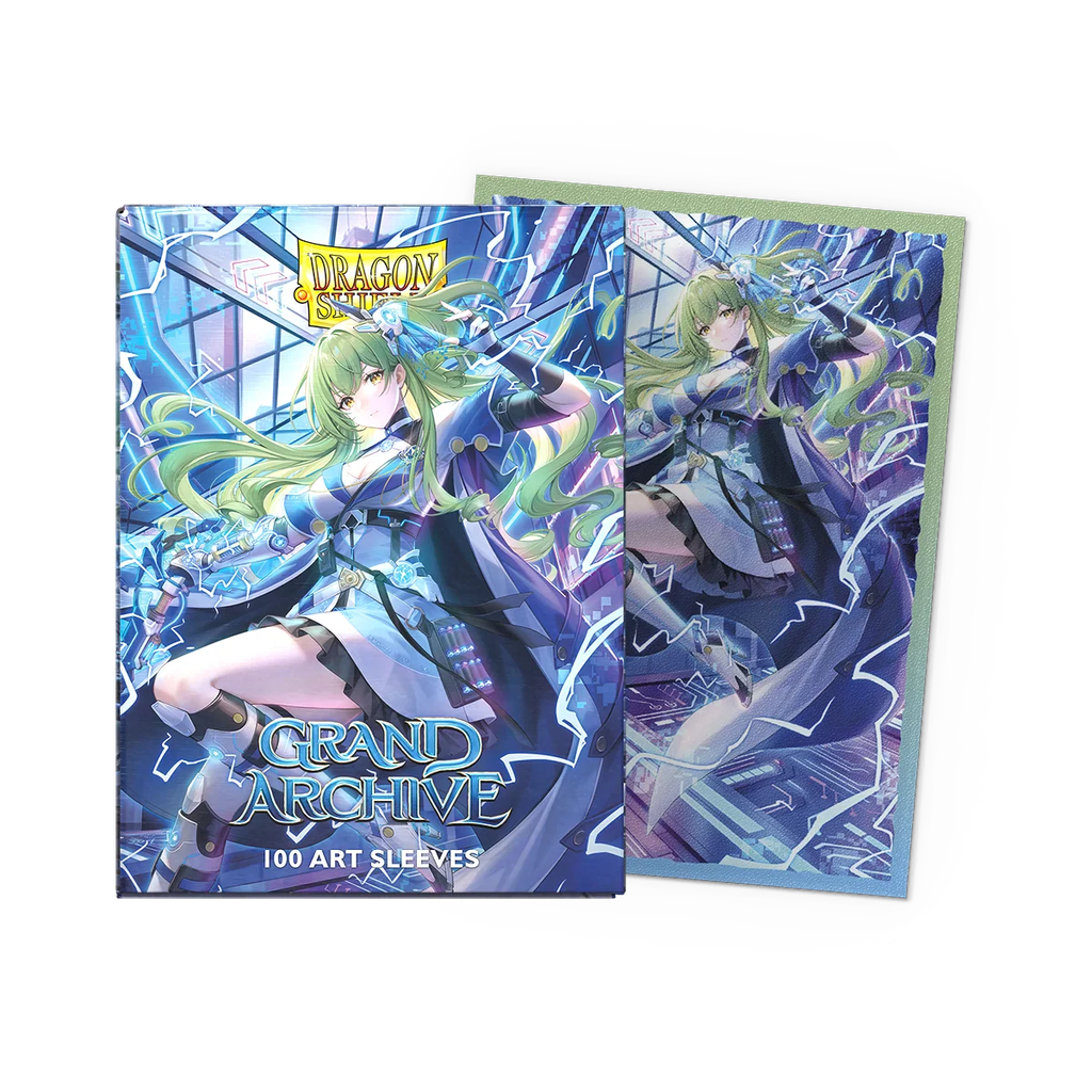 [BF-143836] Dragon Shield Grand Archive Matte Dual Art Sleeves - Lorraine, Arclight Saber (100 Sleeves)