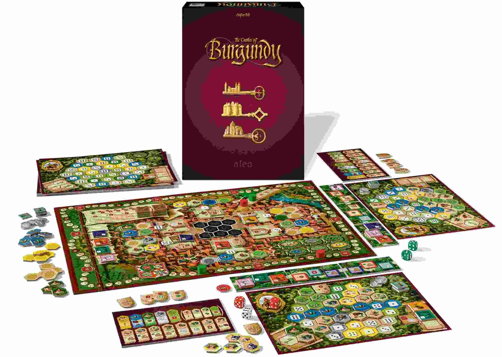 Ravensburger - The Castles of Burgundy (DE/FR/EN)