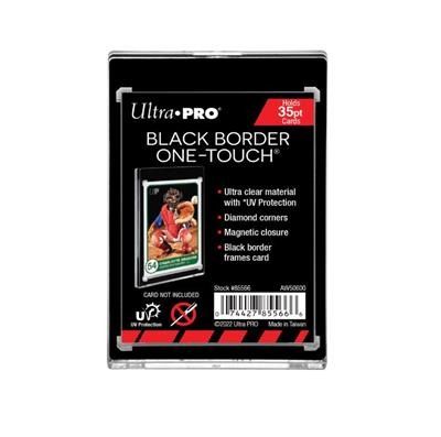 [BF-21713] Ultra PRO - 35PT Black Border UV One-Touch Magnetic Holder