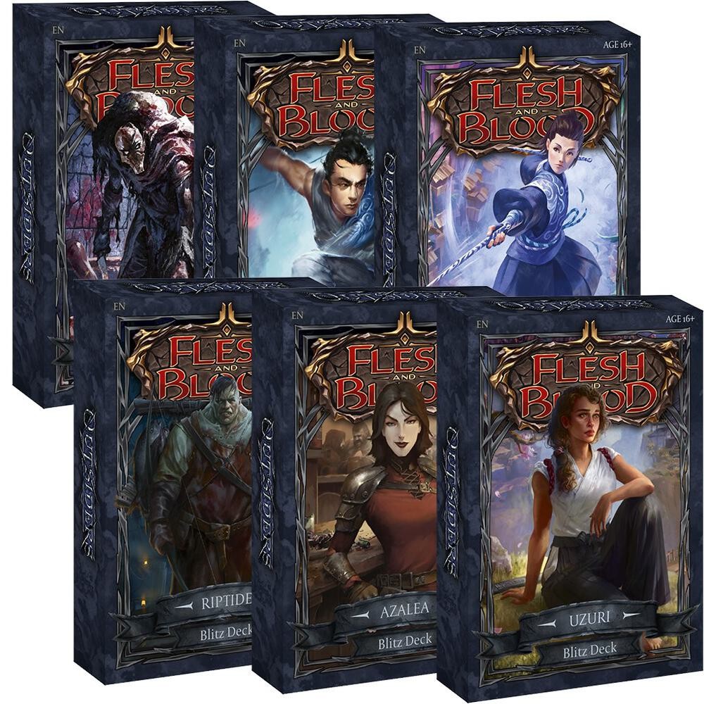 Producten uit Flesh and Blood Blitz decks